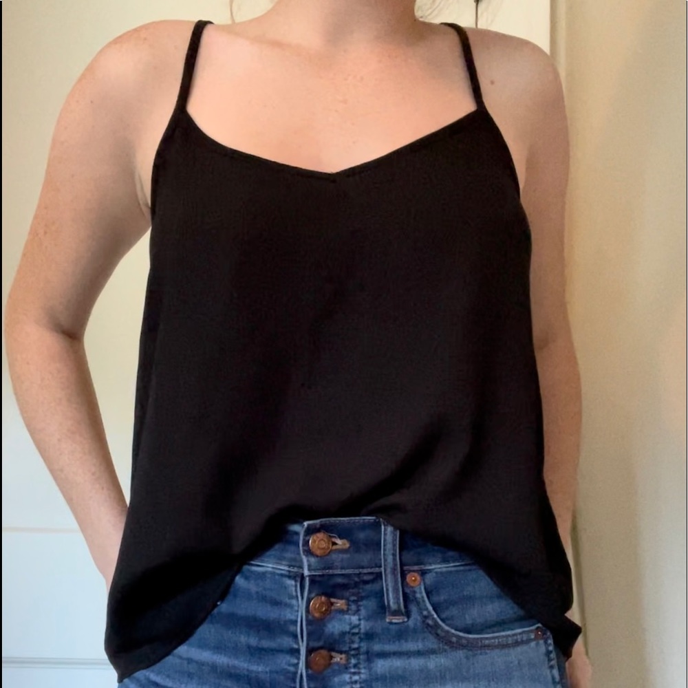 Hollister Black Strappy Cami Top